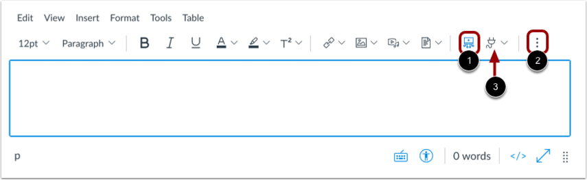 View Studio Icon in Rich Content Editor