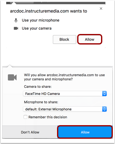 Allow Access Chrome and Firefox