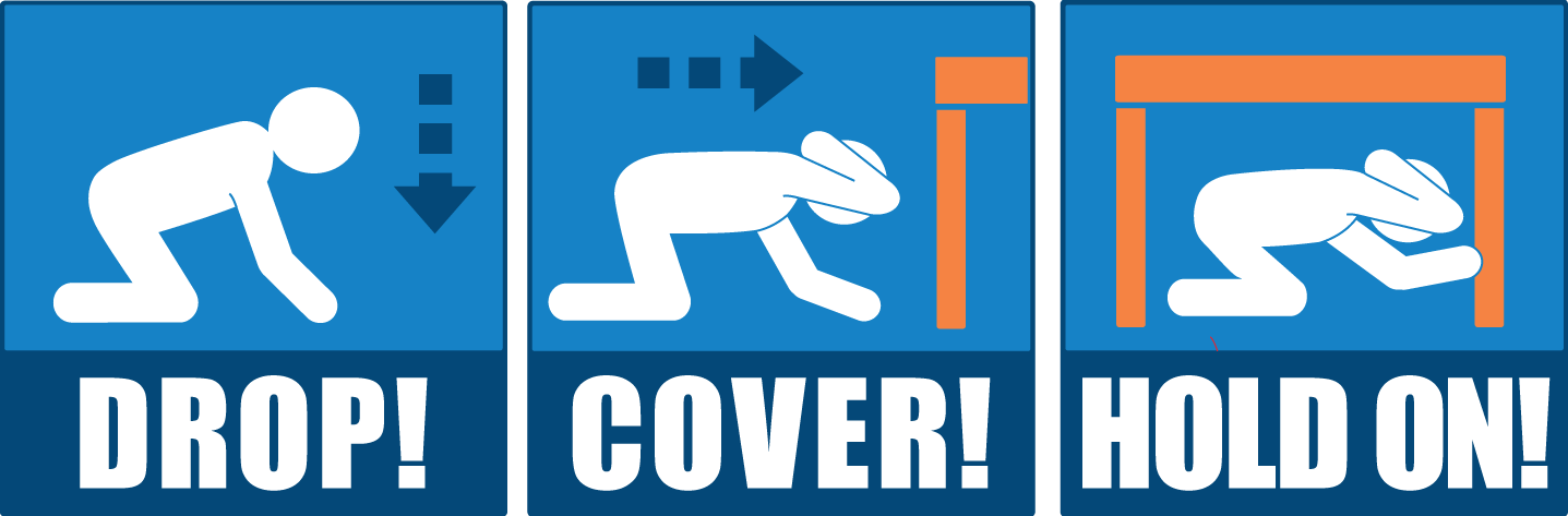 Drop, Cover, Hold On