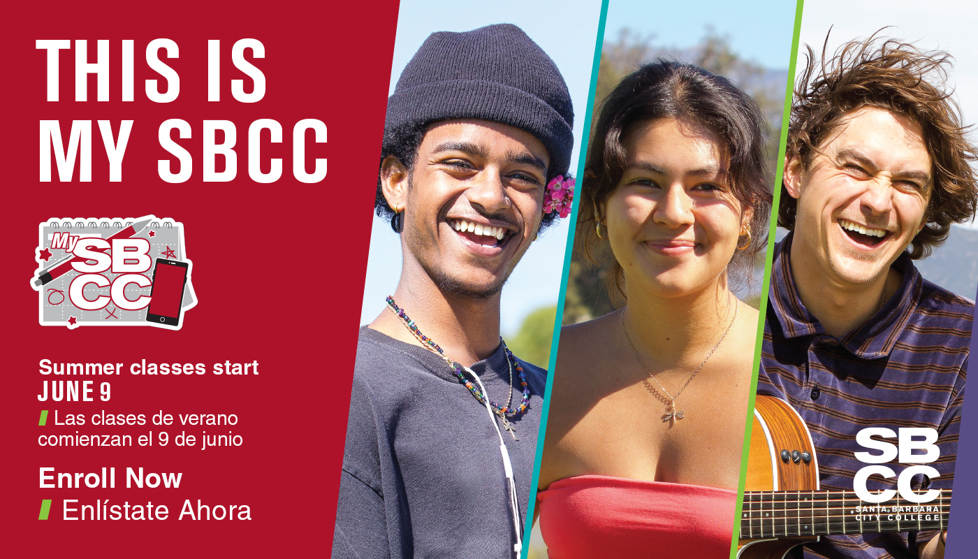 SBCC Summer 2025 Classes Start June 9 - Open Registration Begins April 23