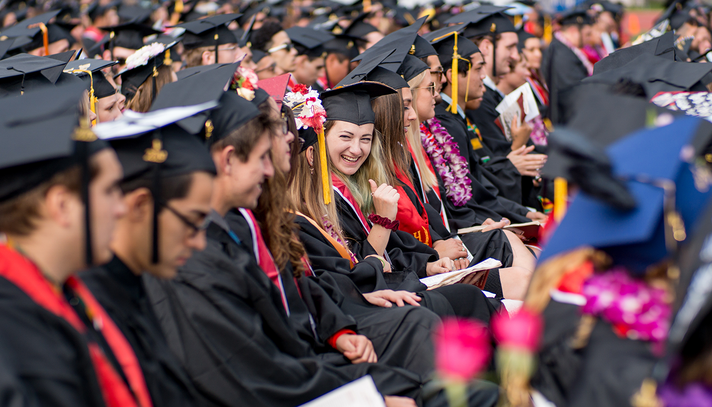 SBCC student graduating.