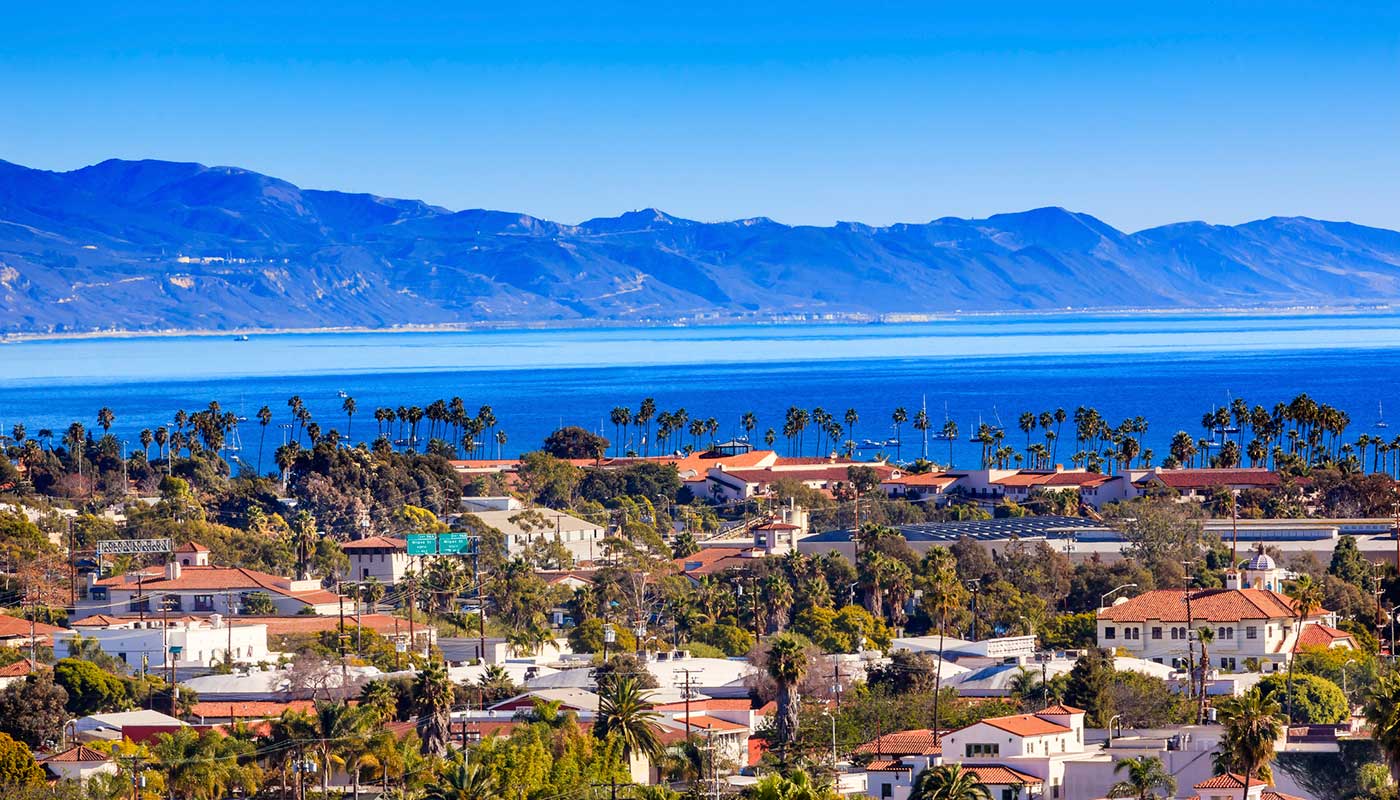 The city of Santa Barbara, CA