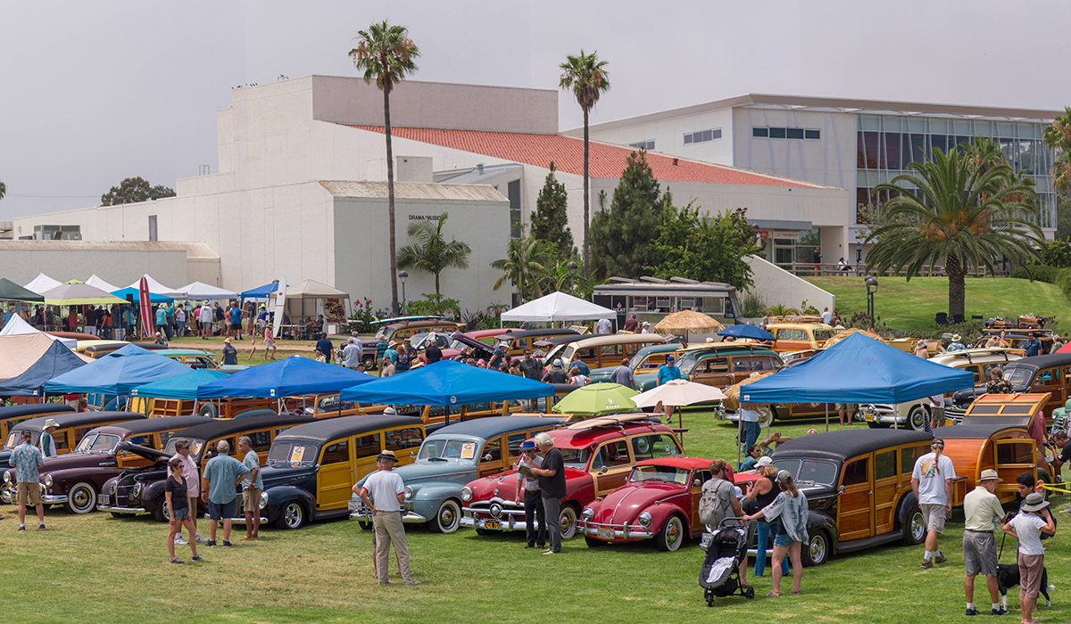 Woody car show