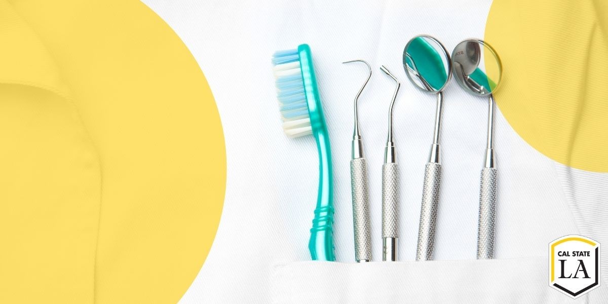 Pic of toothbrush and dental instuments