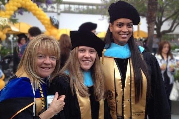 Graduates of EdD Program smiling