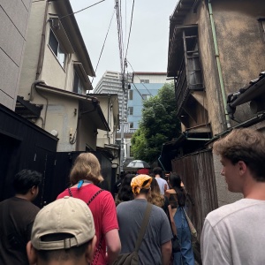 walk to welcome dinner tokyo